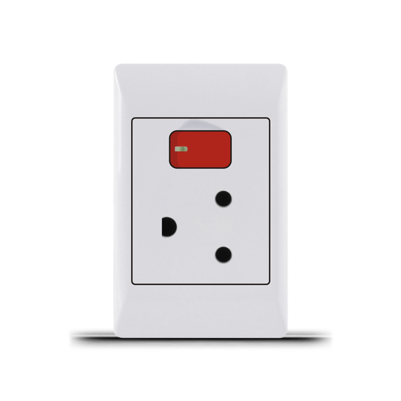 South Africa switch,16a socket,South African standard switch socket