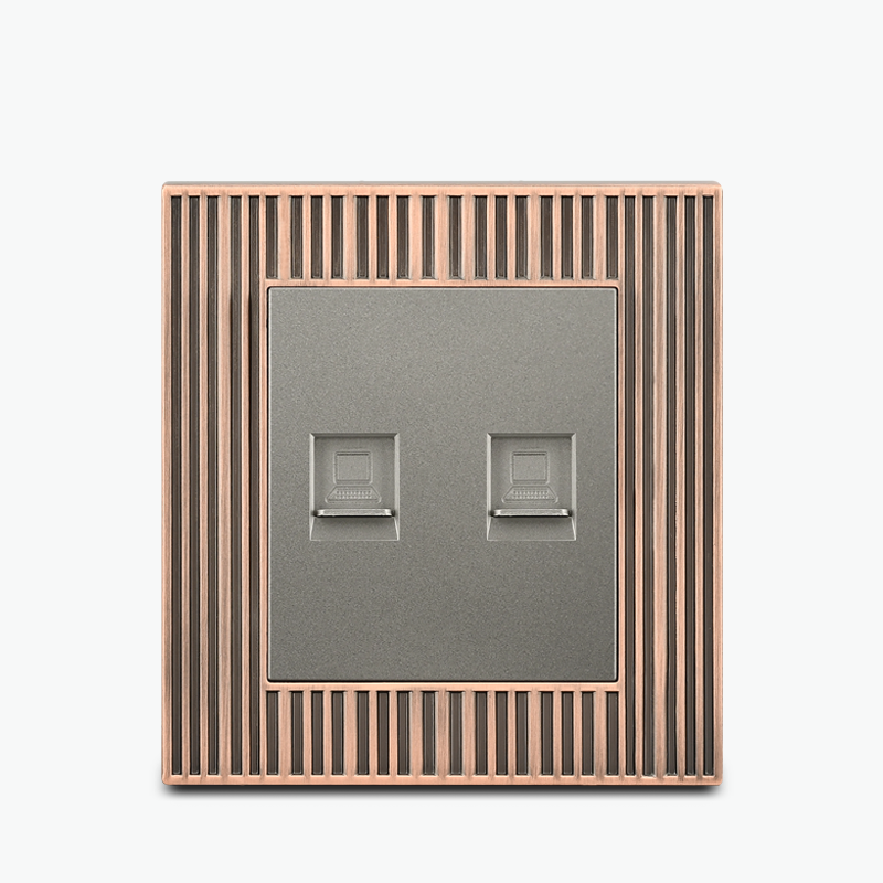 TEL+computer socket