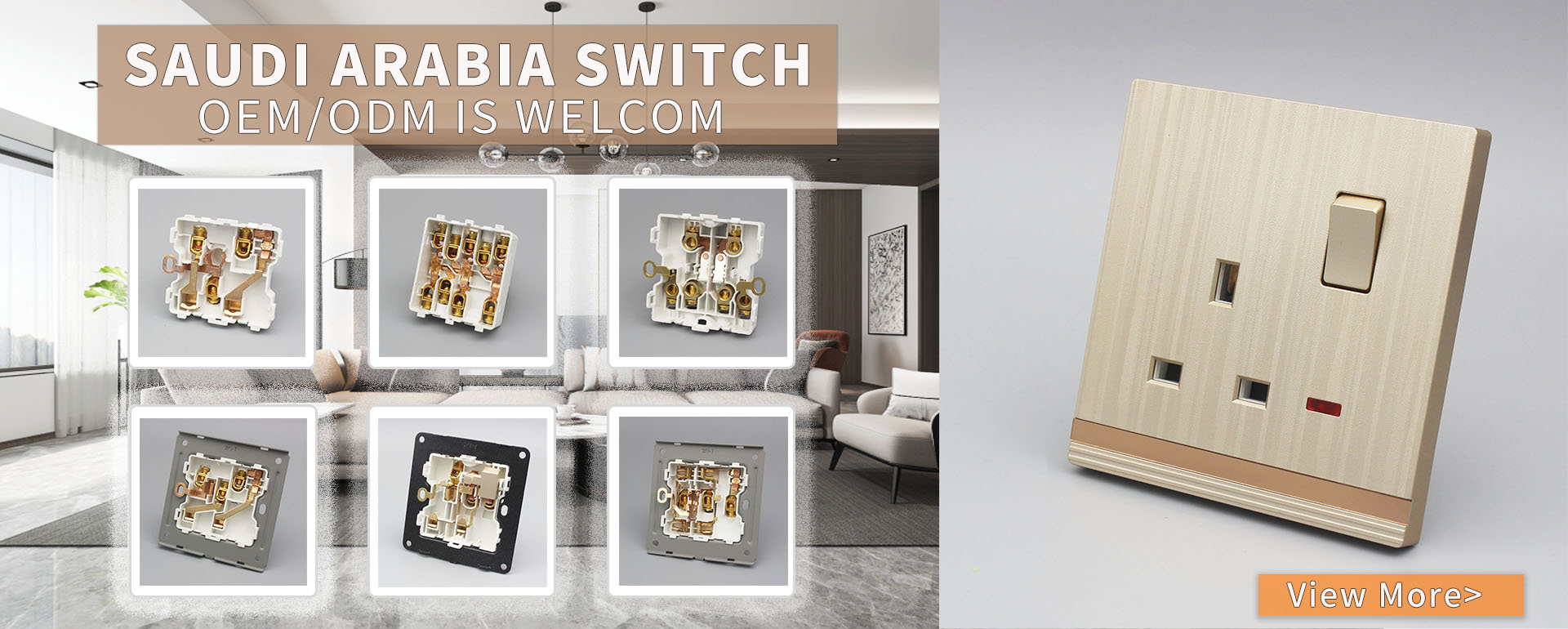  Fashionable Gold, Illuminate Your Space - Wall Switch, Showcasing Taste and Personality